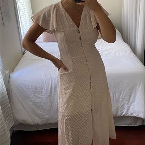 Light pink zara midi dress